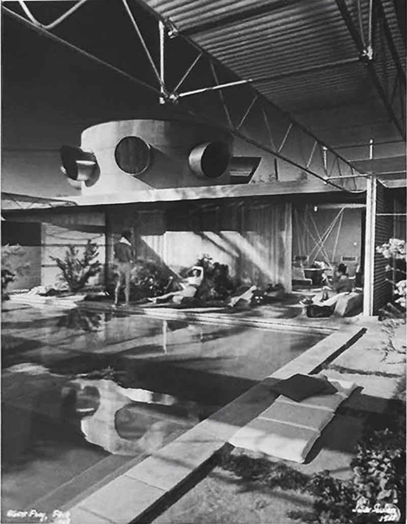  Julius Shulman Original Julius Shulman Photo Frey Residence Print 1990s