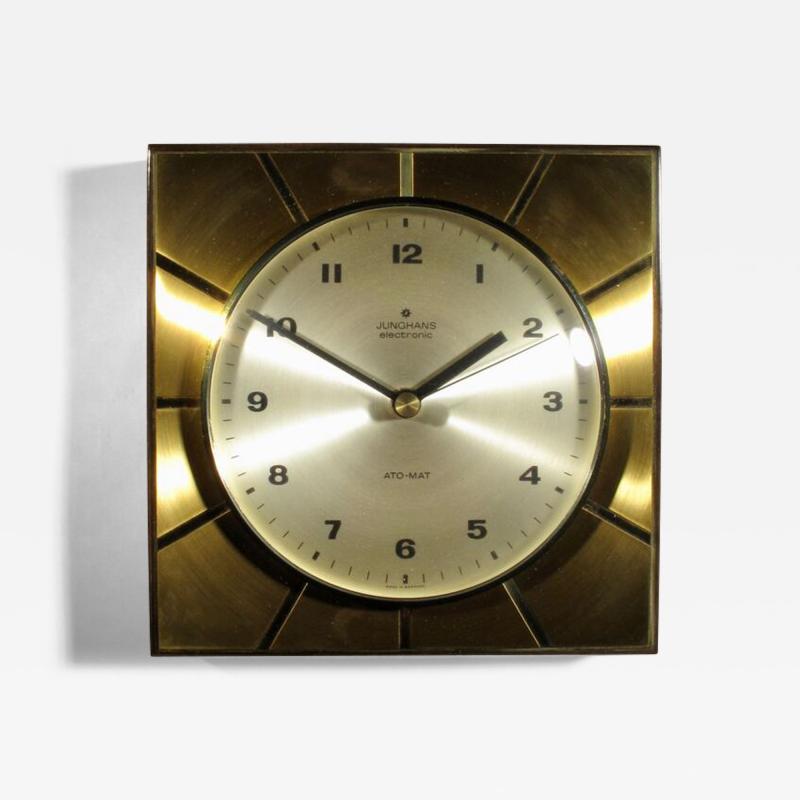  Junghans Uhren GmbH A stylish Design Junghans Ato Mat Wall Clock 