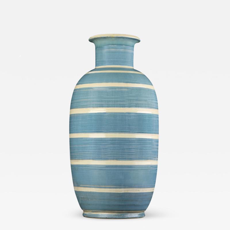  K hler Exceptional Monumental Striped Vase by Kahler Keramik