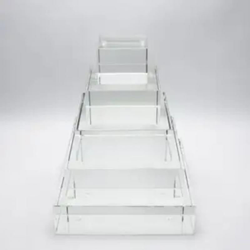 KA Glass - Crystal Base Riser Clear 10x10