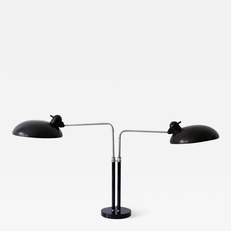  Kaiser Idell Kaiser Leuchten Kaiser Co Two Armed Bauhaus Table Lamp 6660 Super by Christian Dell for Kaiser Idell 1930s