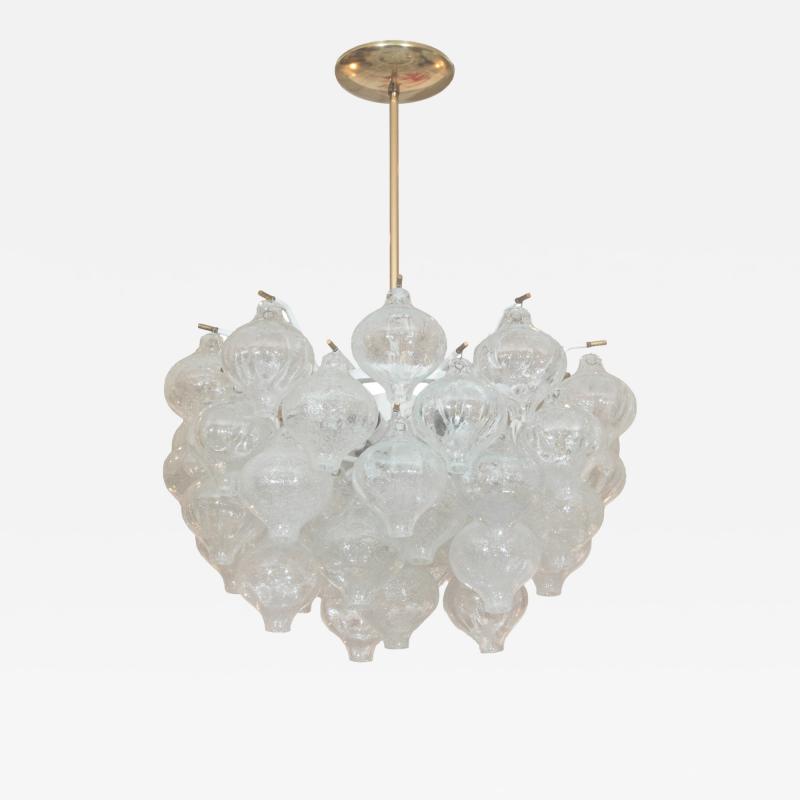  Kalmar Franken KG Exceptional Kalmar Tulipan Chandelier in Brass