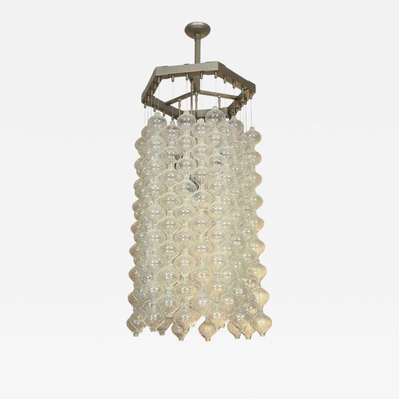  Kalmar Lighting Kalmar Chandelier with Nestling Tulipan Glass Elements 