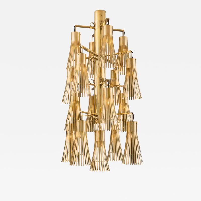  Kam Tin Gold Chandelier