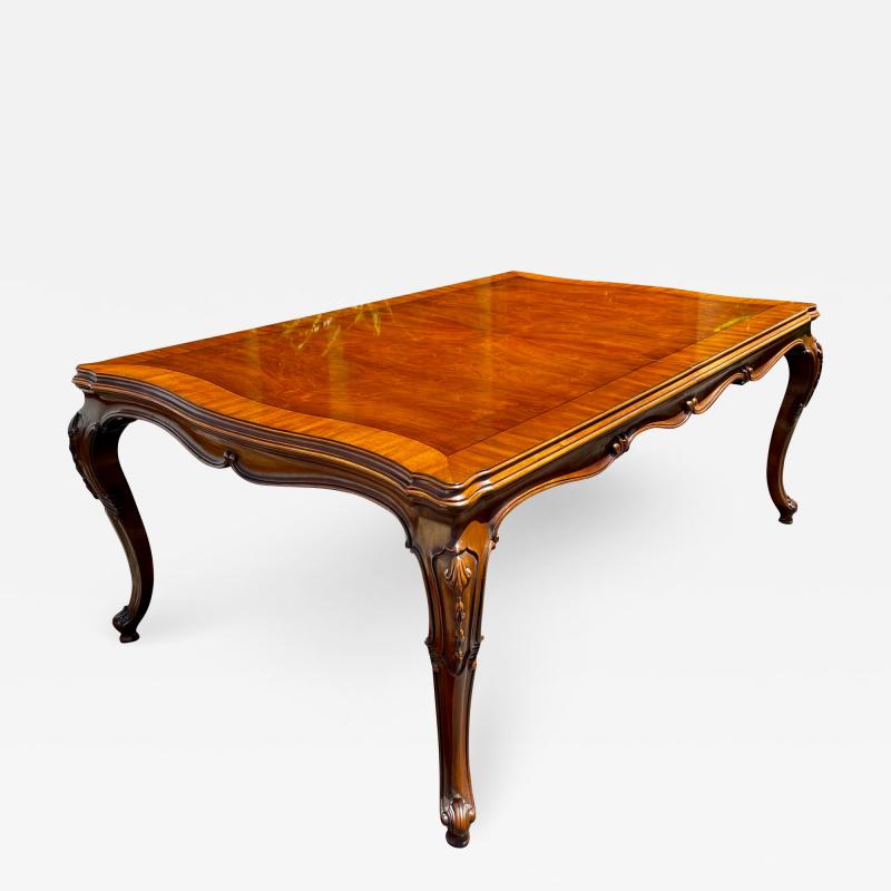  Karges Furniture Karges French Provincial Mahogany Walnut Extension Dining Table