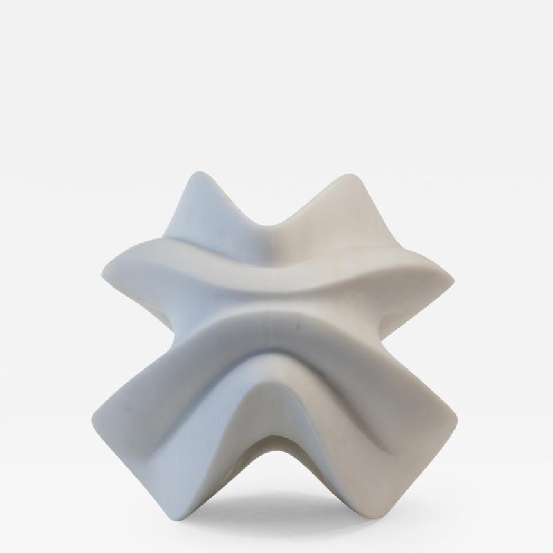  Karl Geckler LLC FARFALLE SPHERE III white marble