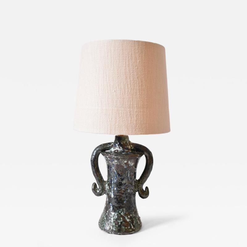  Kasa Erato blue and green handles ceramic lamp 32cm Barracuda Edition 