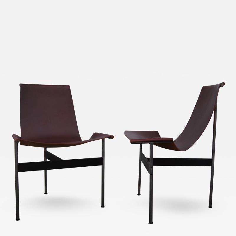  Katavolos Littel Kelly Pair of T Side Chairs by Katavolos Littell Kelley for Laverne International