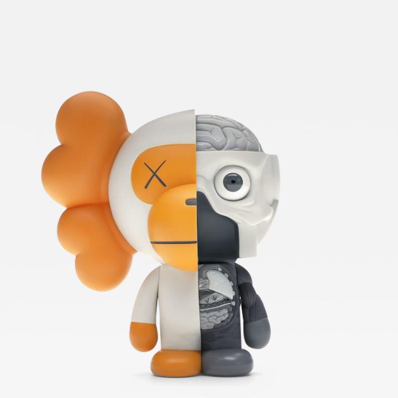  Kaws Bape Dissected Milo Grey 