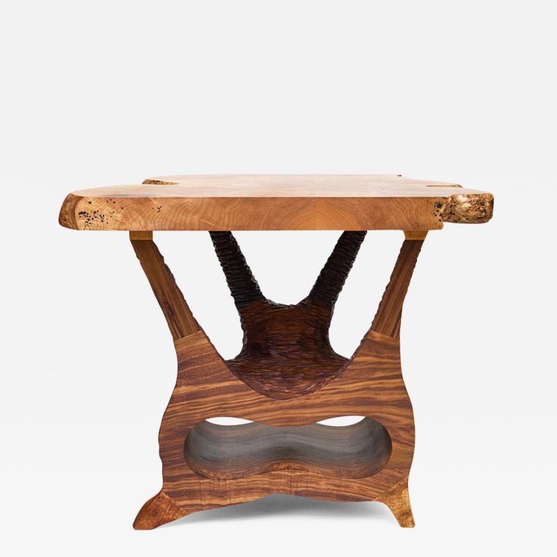 Keep Furniture Big Leaf Maple Burl Accent Table