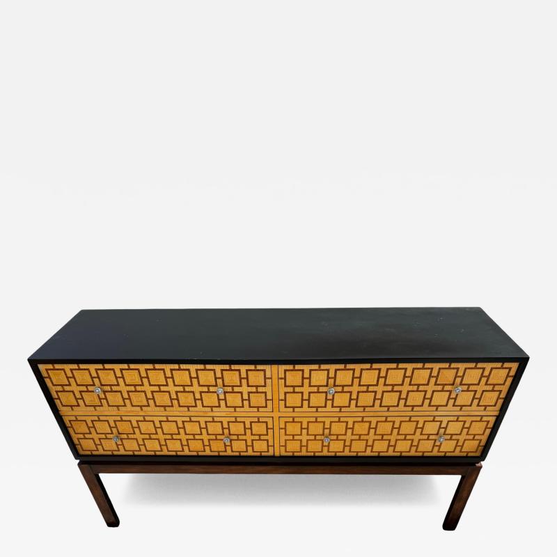  Keno Bros Keno Bros for Theodore Alexander Fiddle Back Design 4 Drawer Chest on Stand