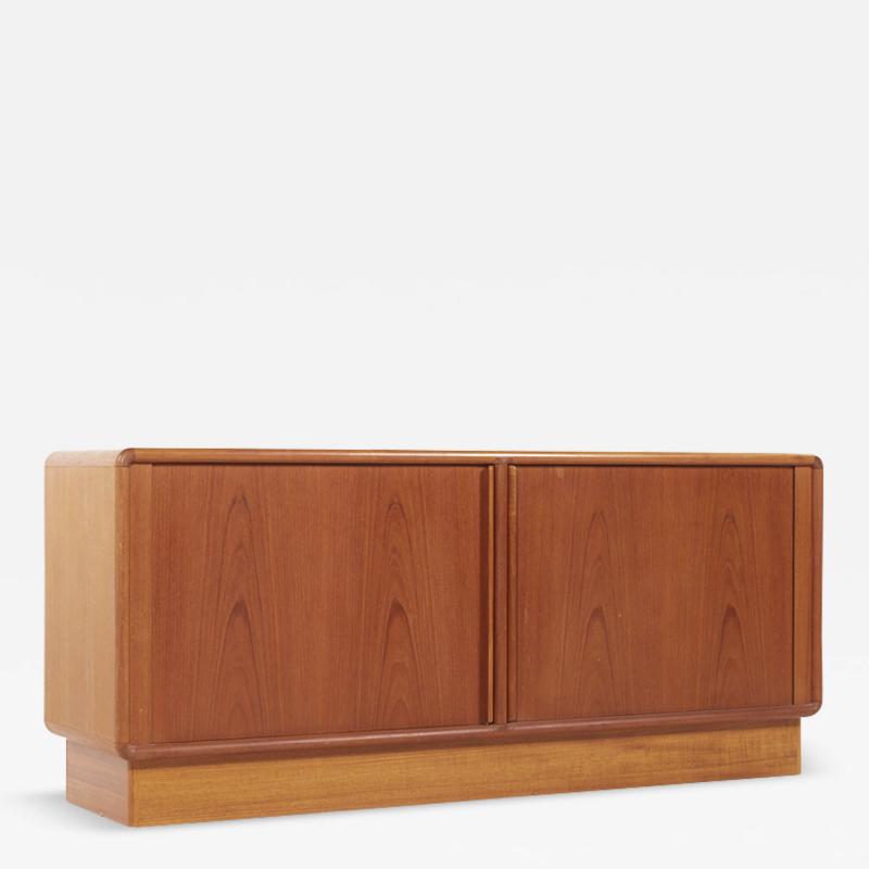  Kibaek Mobelfabrik Kibaek Mobelfabrik Mid Century Danish Teak Tambour Door Credenza