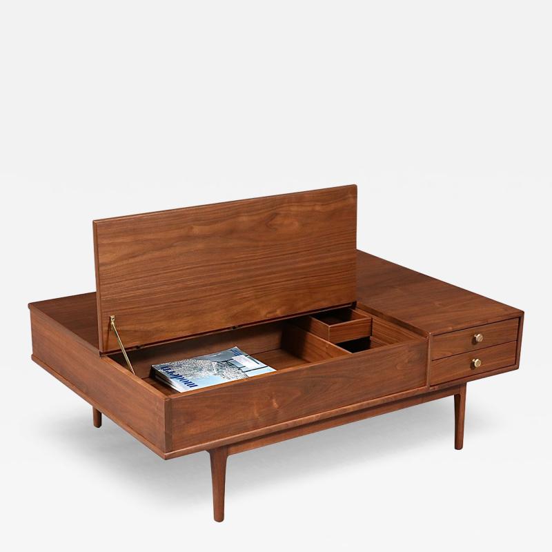  Kipp Stewart Stewart McDougall Drexel Declaration Walnut Coffee Table by Kipp Stewart Stewart MacDougall