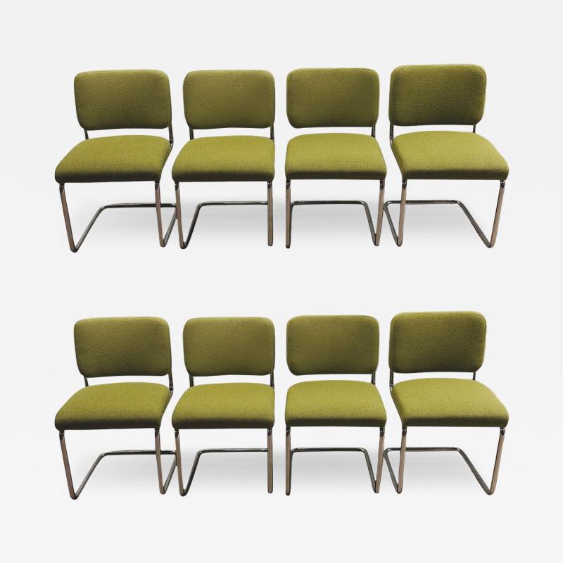  Knoll 8 Marcel Breuer for Knoll Cesca Side Dining Chairs 1980