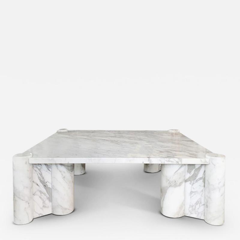  Knoll GAE AULENTI JUMBO TABLE IN ARABASCATO MARBLE