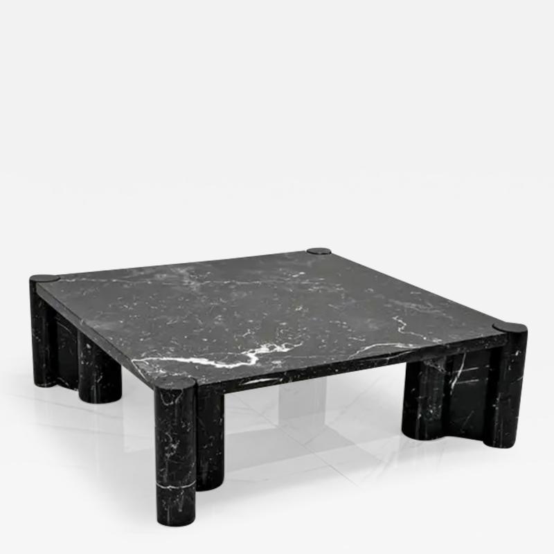  Knoll Gae Aulenti Jumbo Coffee Table for Knoll in Nero Marquina Marble
