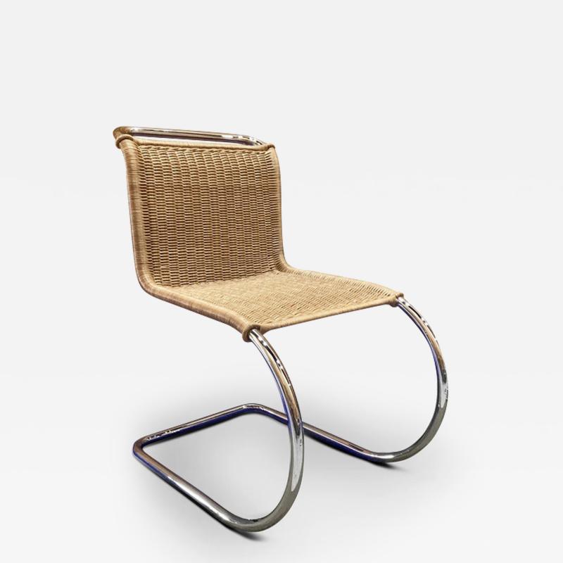 Knoll - MIES VAN DER ROHE MR RATTAN ARMLESS SIDE CHAIR