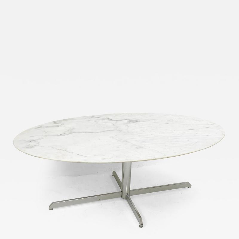  Knoll Mid Century Marble Top Dining Table by Knoll