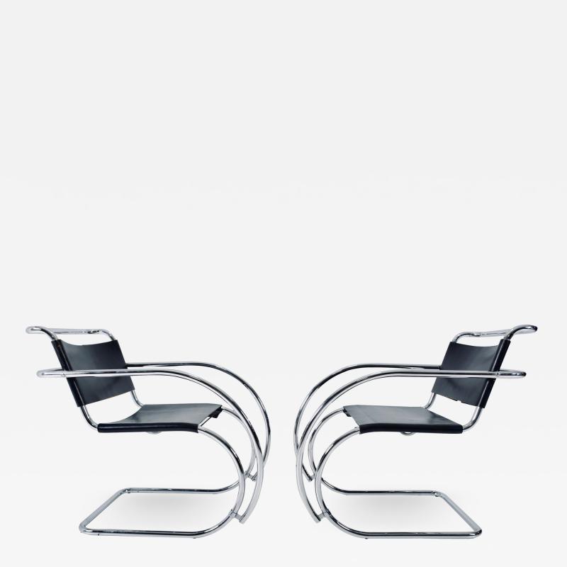  Knoll Mies van der Rohe MR20 Armchairs for Knoll