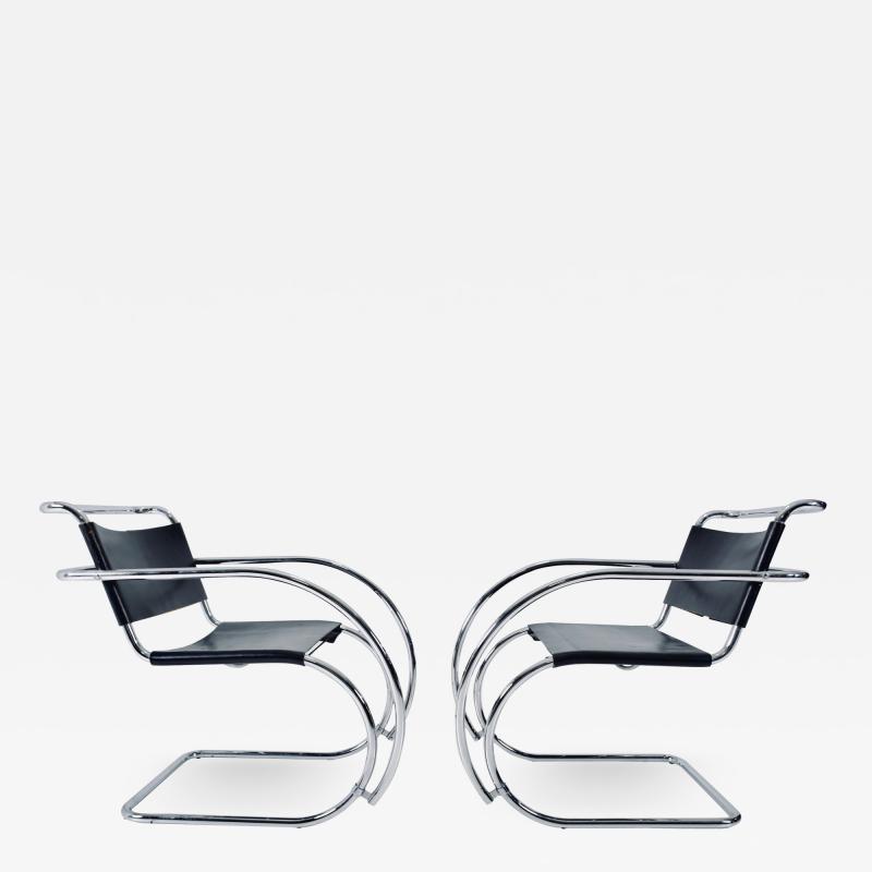  Knoll Mies van der Rohe MR20 Armchairs for Knoll