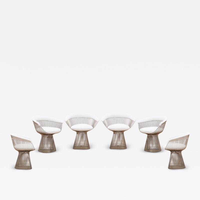  Knoll SET OF 6 CHAIRS DESIGNED BY WARREN PLATNER 1960s