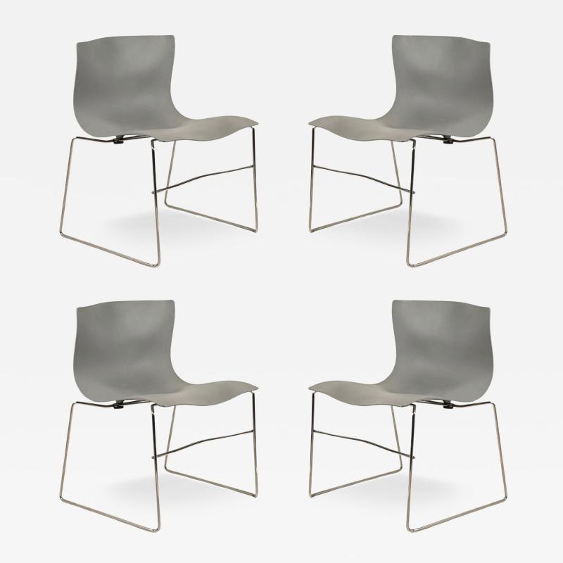  Knoll Set of 4 Impeccable Handkerchief Chairs by Lella Massimo Vignelli for Knoll