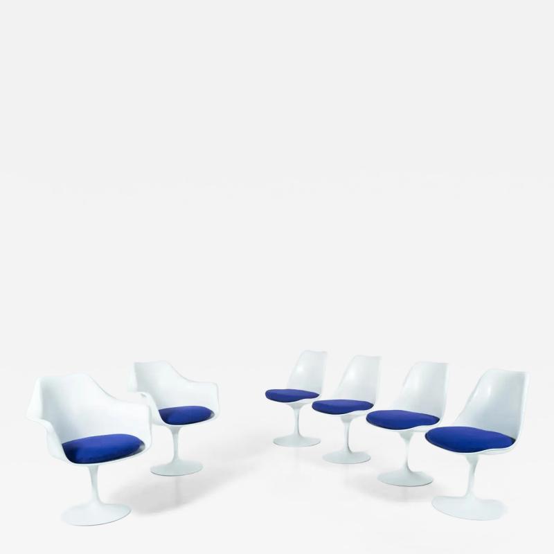  Knoll Tulip Chairs and Armchairs by Eero Saarinen Knoll Studio New Upholstery