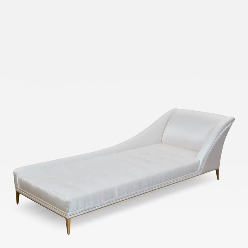  Koket Koket Satin Upholstered Envy Chaise Lounge