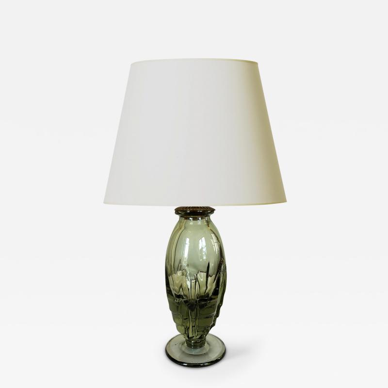  Kosta Art Deco Table Lamp by Kosta