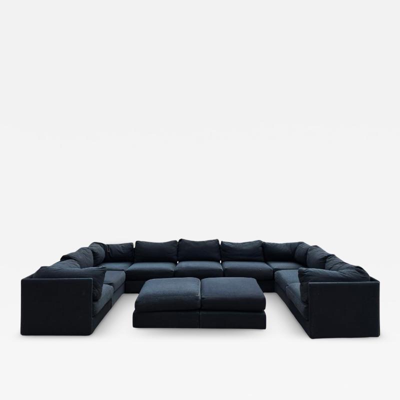  Kroehler Mfg Co Kroehler PlayPen or Galaxy Pit Sectional Sofa 11 Sections in Dark Gray
