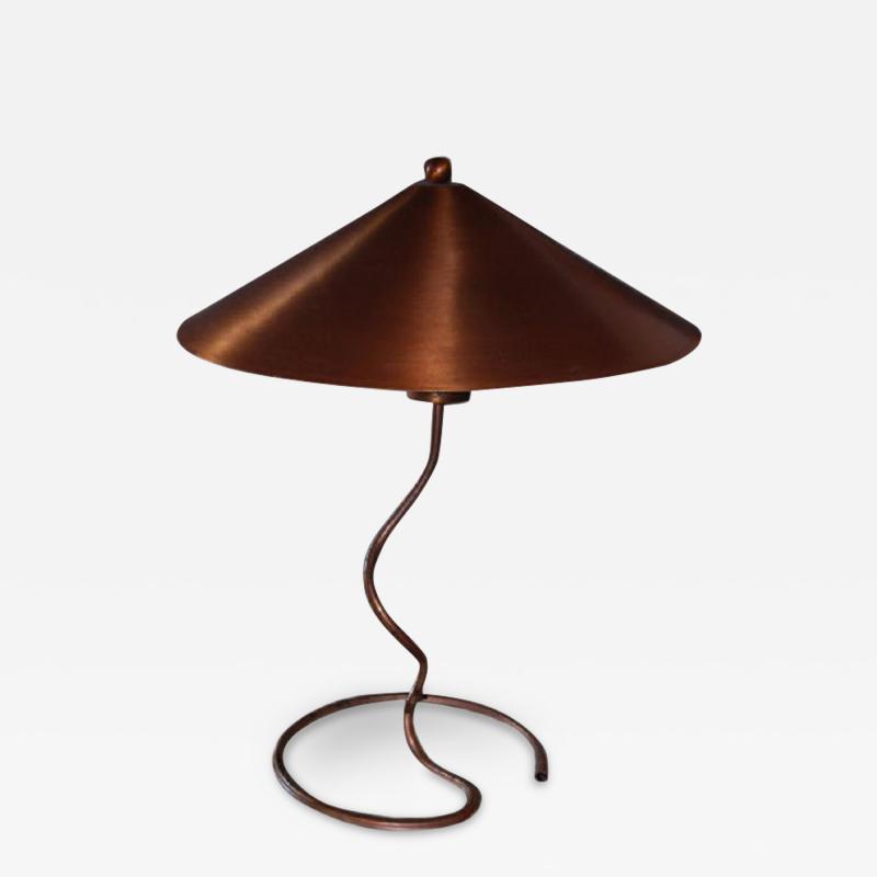 Kurt Versen Machine Age Copper Table Lamp