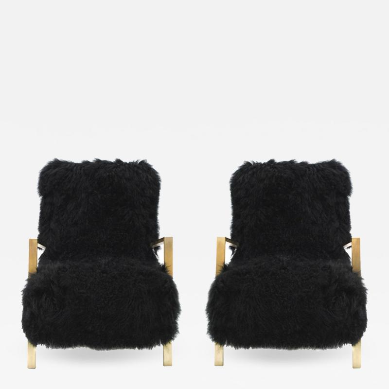  L A Studio L A Studio Mongolian Goat Armchairs