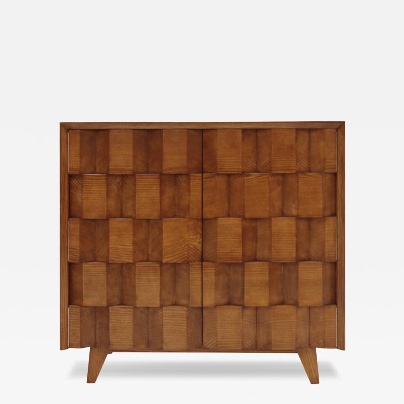  L A Studio Oak wood sideboard designed by L A Studio Italy