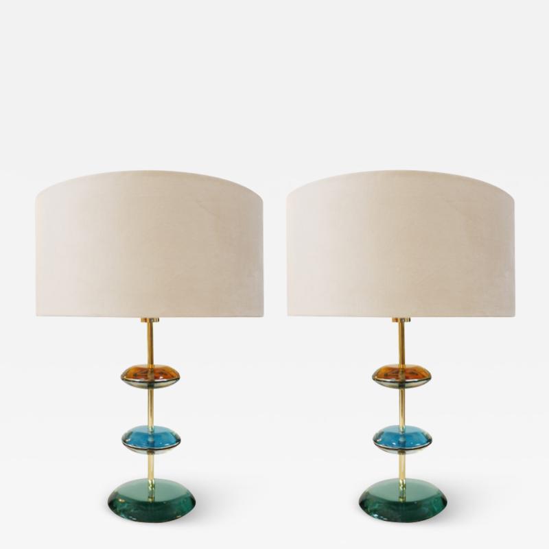  L A Studio PAIR OF TABLE LAMPS DESIGNED BY L A STUDIO