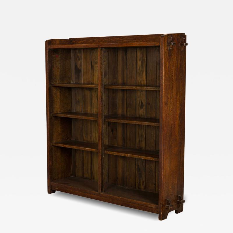  L JG Stickley L JB Stickley American Mission Oak Bookcase