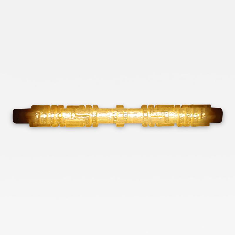  LAS NIMAS IB RICA AMBER elongated pendant light elightended sculpture