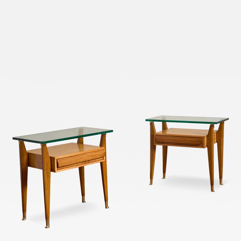  La Permanente Mobili Cant Nightstands by La Permanente Mobili Cant 