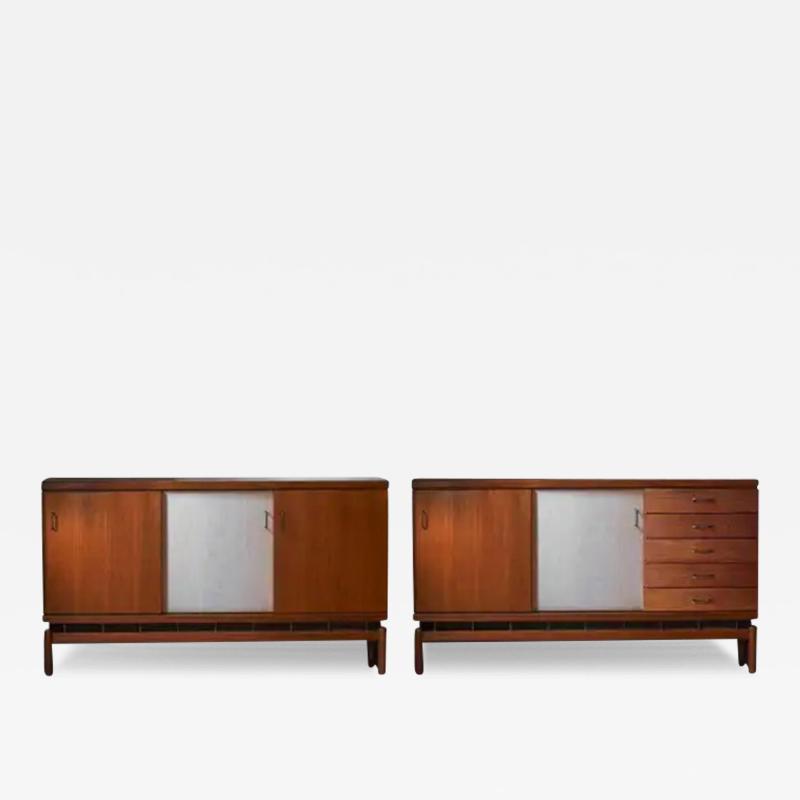  La Permanente Mobili Cant Pair of teak sideboards La Permanente Mobili Cant 