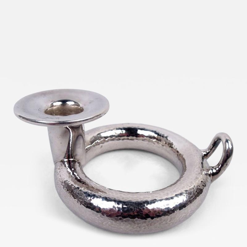  Lalaounis Lalaounis Modern Classical Sterling Silver Chamberstick