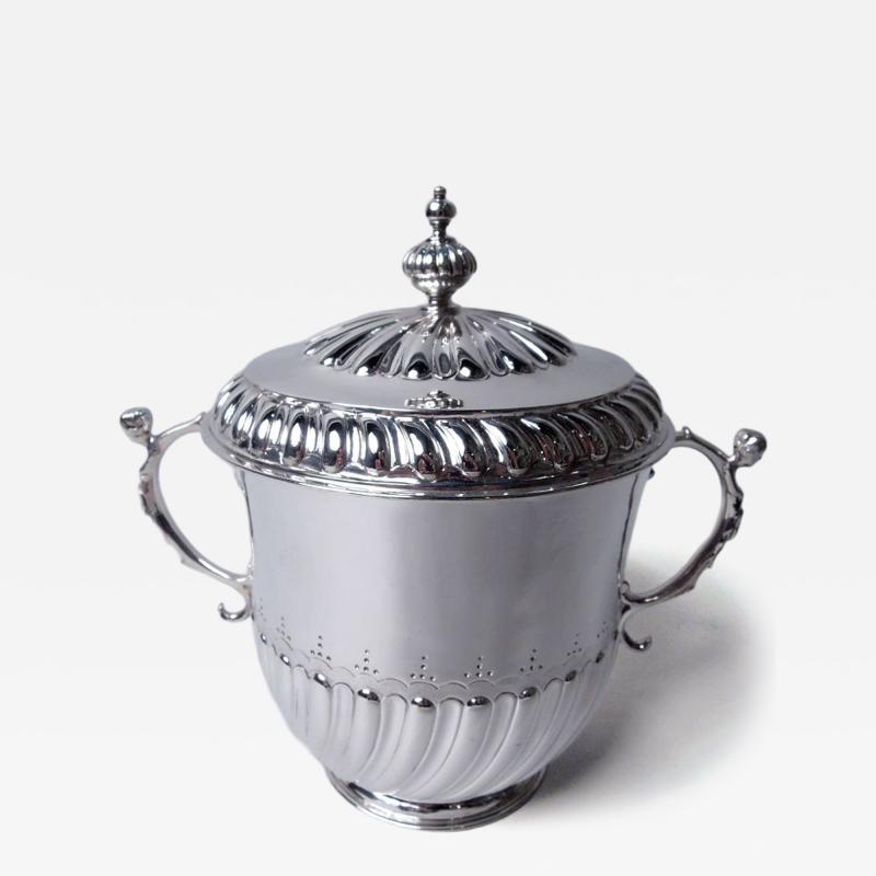  Lambert Co English Victorian Georgian Classical Britannia Silver Covered Urn 1894