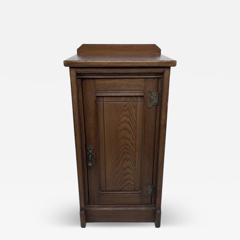  Lambs of Manchester Lambs of Manchester A Gothic Revival Bedside Cabinet with Carved Floral Details