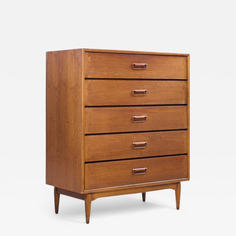  Lane Acclaim Lane Acclaim Mid Century Walnut Highboy Dresser