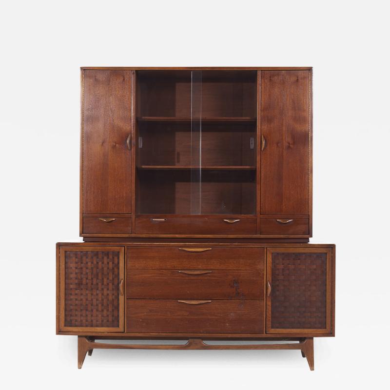  Lane Furniture Lane Perception Mid Century Buffet and Hutch
