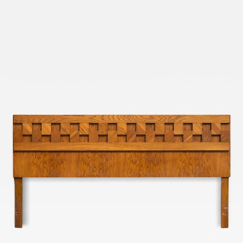  Lane Furniture Monumental Lane Furniture King Size 80 Staccato Cubist Headboard in Oak