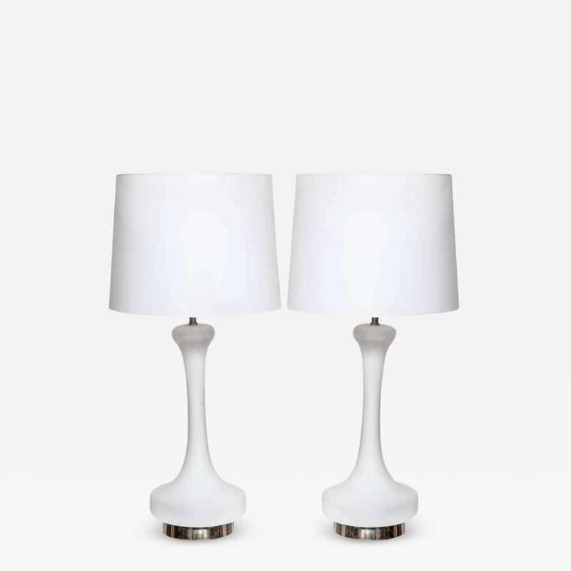  Laurel Lamp Company Laurel Frosted Glass Lamps with Lighted Bases