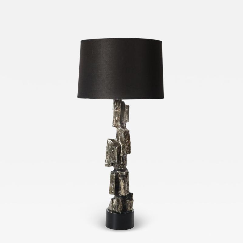  Laurel Lamp Company Mid Century Brutalist Table Lamp by Maurizio Tempestini for Laurel Lamp Co 
