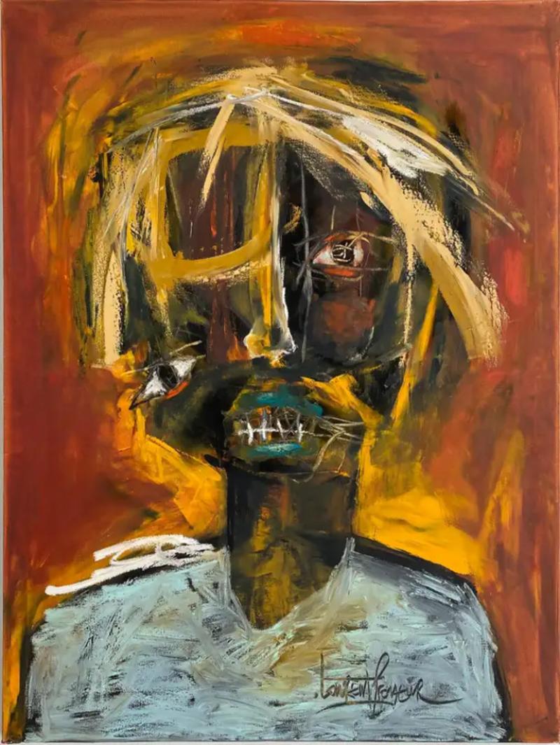  Laurent Proneur Laurent Proneur Abstract Oil Painting on Canvas French American Artist