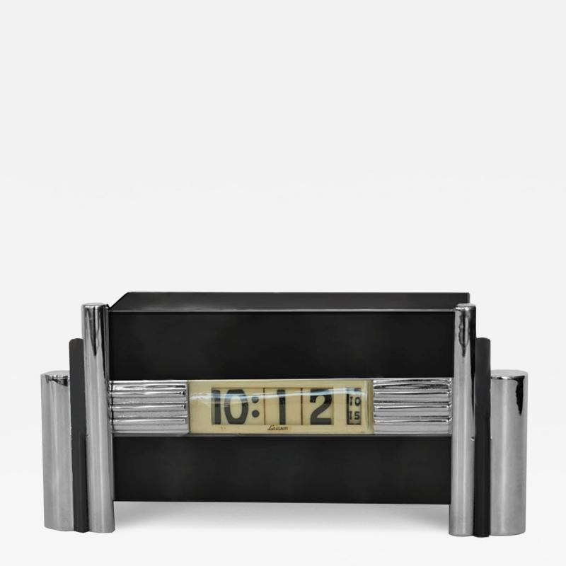  Lawson Time Inc Rare Architectural Art Deco Clock by Lawson