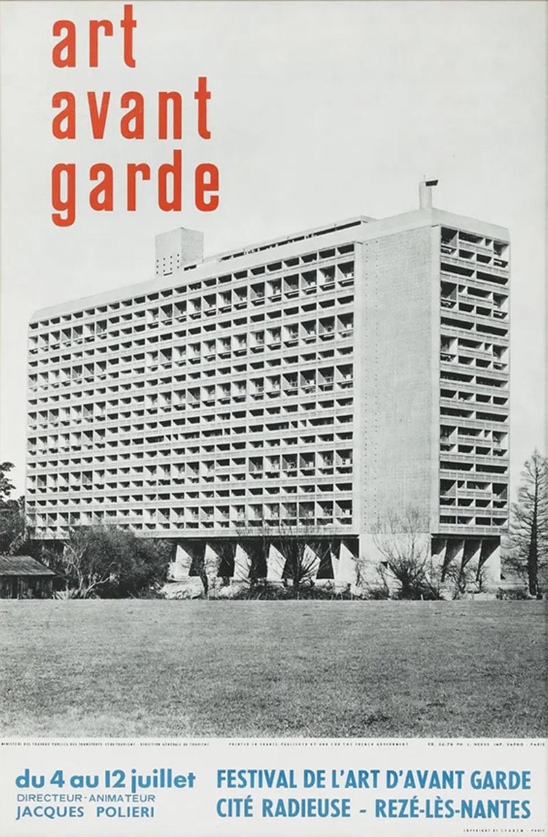  Le Corbusier Festival de lart davant garde 1957 at the Maison Radieuse by Le Corbusier