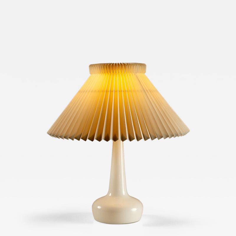  Le Klint White Glass Le Klint 311 Table Lamp Denmark 1960s